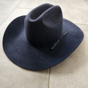 American Hat Co. Navy Blue Cowboy Cowgirl Hat Southwest Western Stampede Rodeo